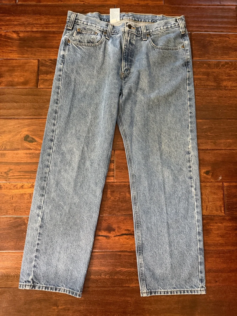 Carhartt B480-DPS Light Wash Traditional Fit Straight Leg Men’s Jeans